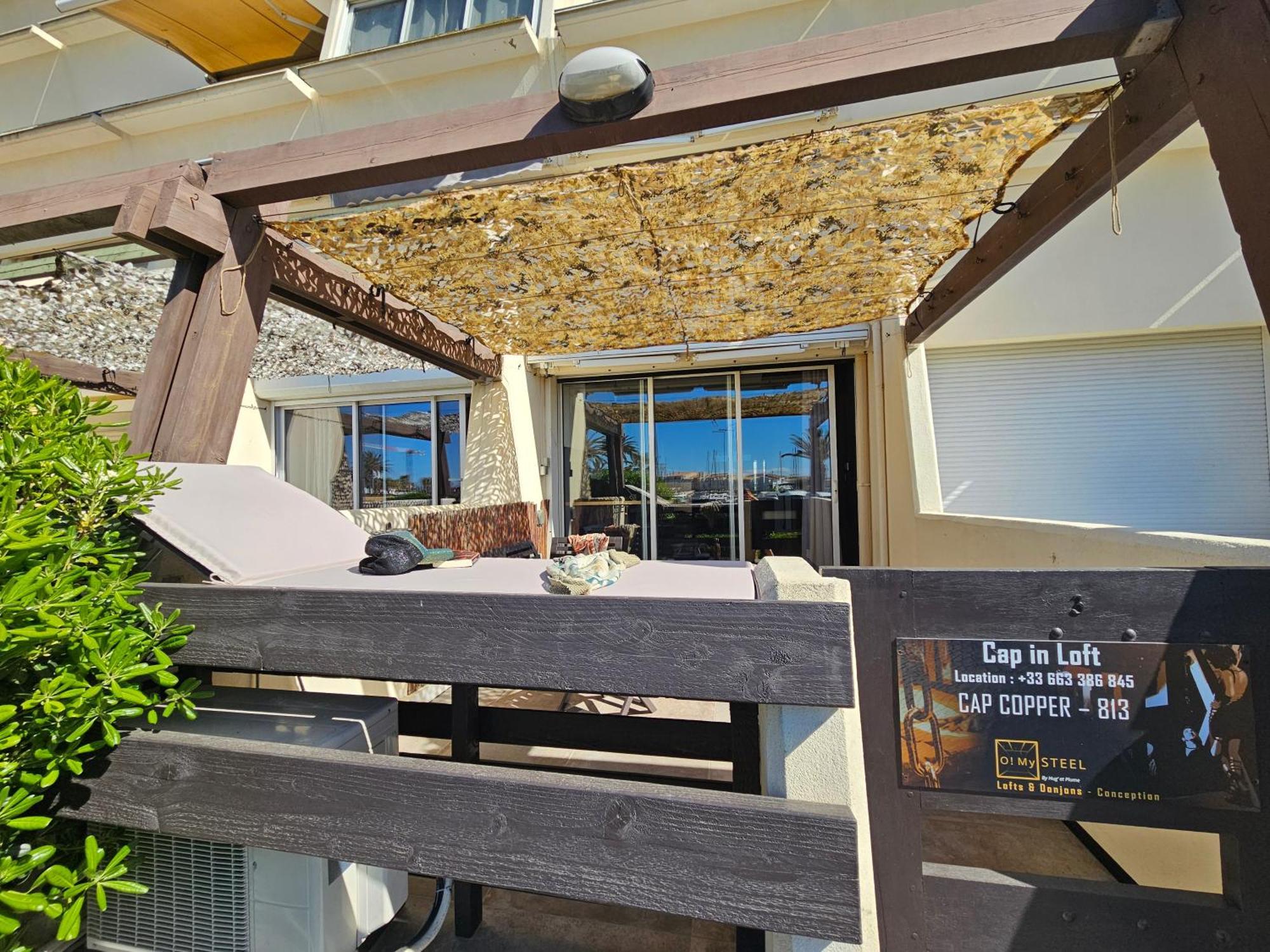 Apartment Naturist Cap In Loft Agde Exterior foto